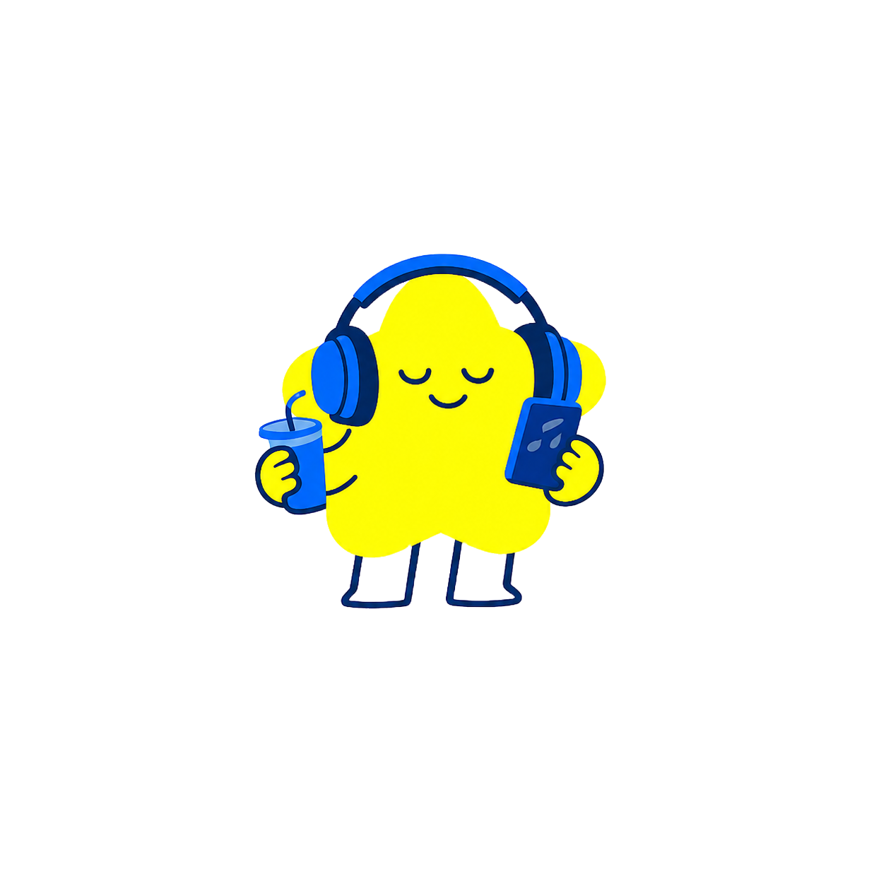 Listening mascot
