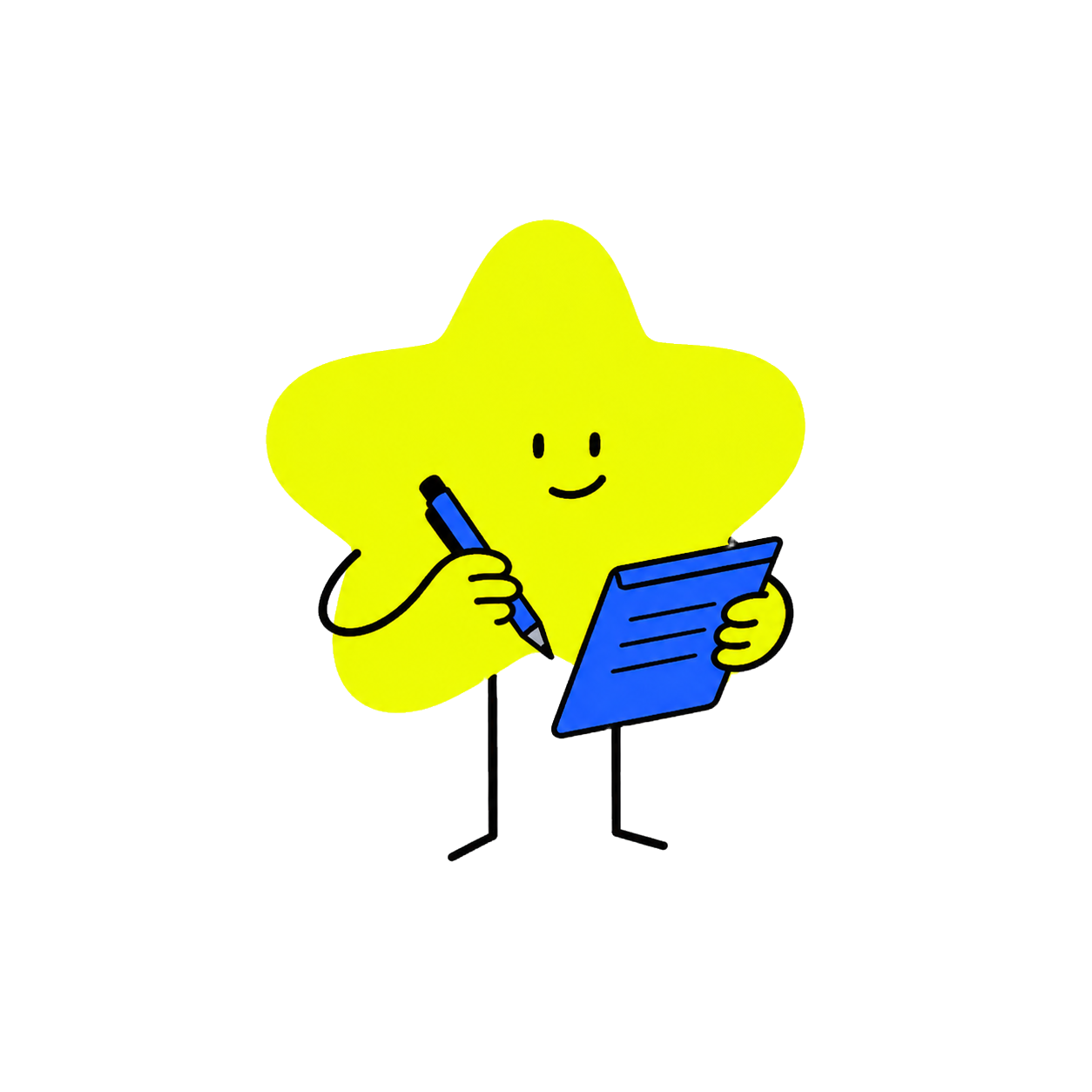 Writing mascot